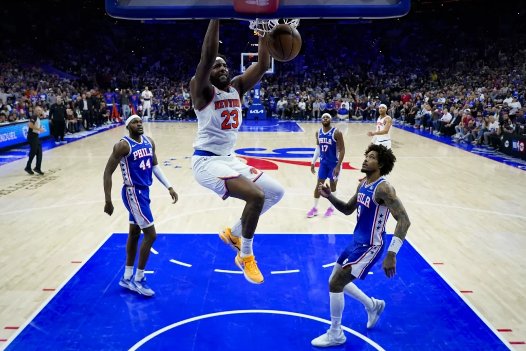 Mitchell Robinson Sidelined with Ankle Injury, Further Depleting Knicks' Playoff Roster - Seasports