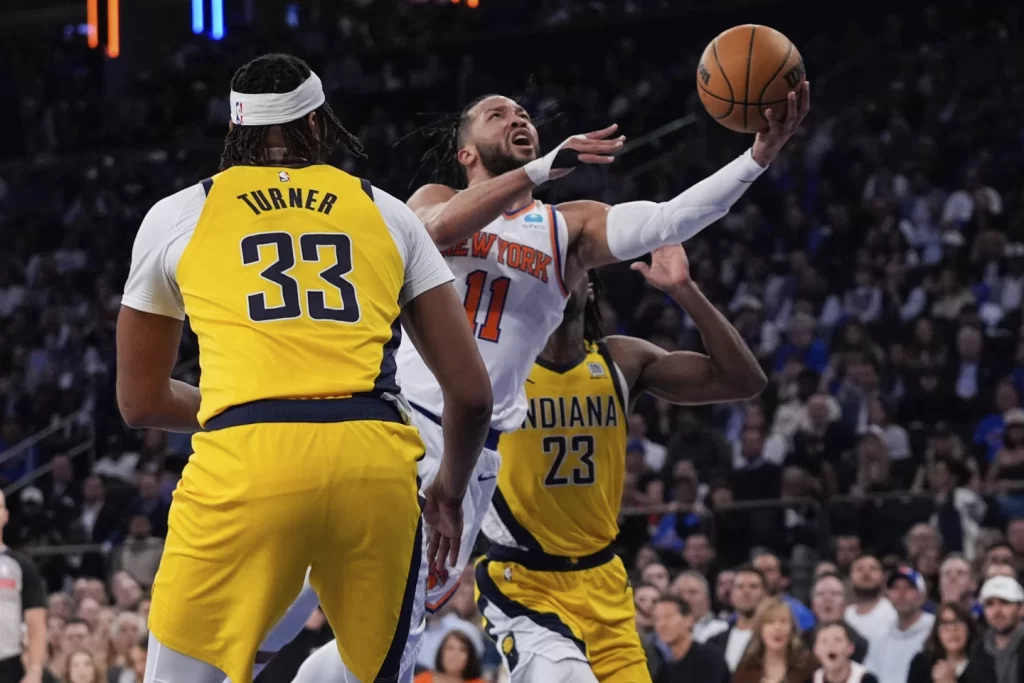 Brunson's 43-Point Performance Leads Knicks to 121-117 Victory over Pacers in Game 1 of Eastern Conference Semifinals - Seasports