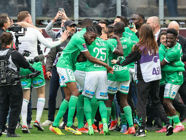 Saint-Etienne Promoted to Ligue 1 After Playoff Triumph Over Metz - Seasports