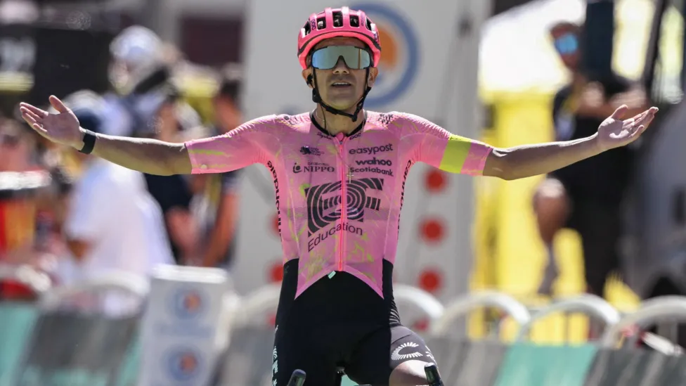 Carapaz Wins First Tour de France Stage in the Alps - Seasports