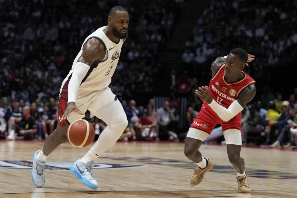 LeBron James Leads U.S. to 92-88 Win Over Germany in Pre-Olympic Finale - Seasports