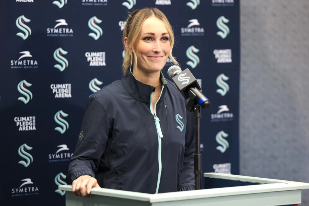 Kraken Appoint Jessica Campbell as 1st Female NHL Bench Coach - Seasports