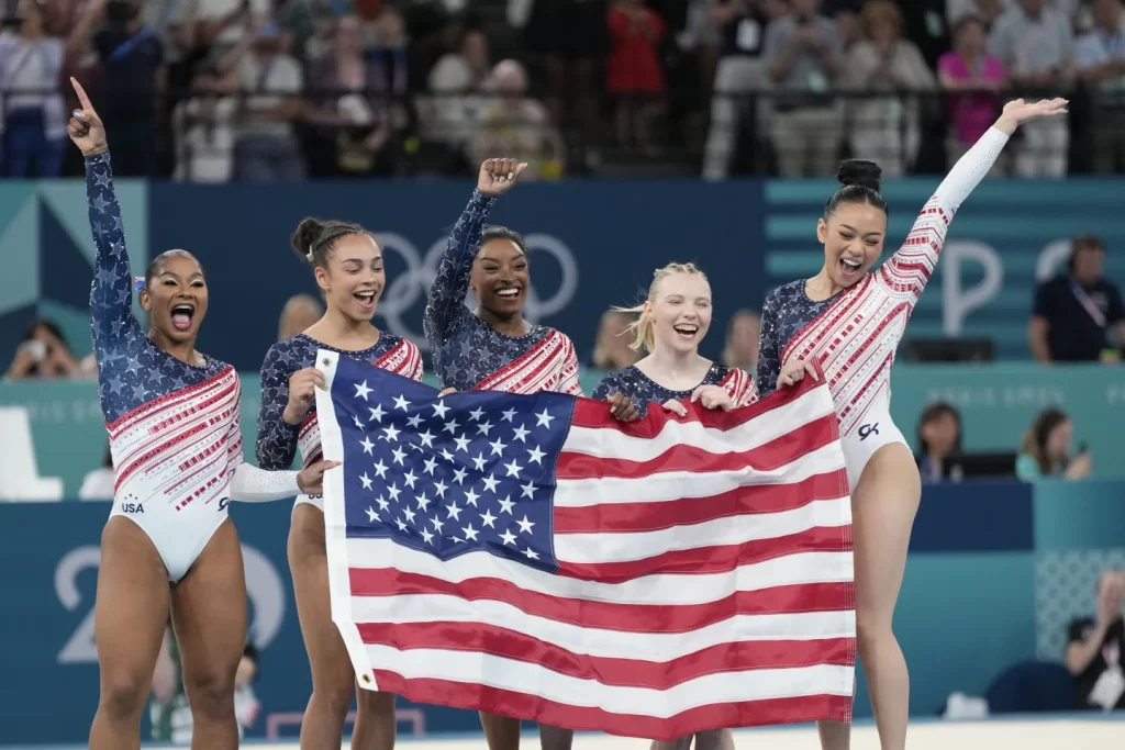 Biles Leads U.S. Women to Gymnastics Team Gold - Seasports