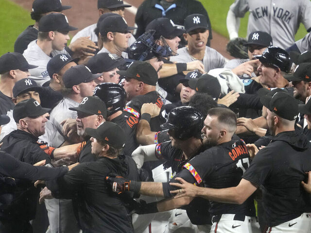 Yankees vs. Orioles Erupt in Bench-Clearing Incident After Pitch Hits Kjerstad's Head - Seasports