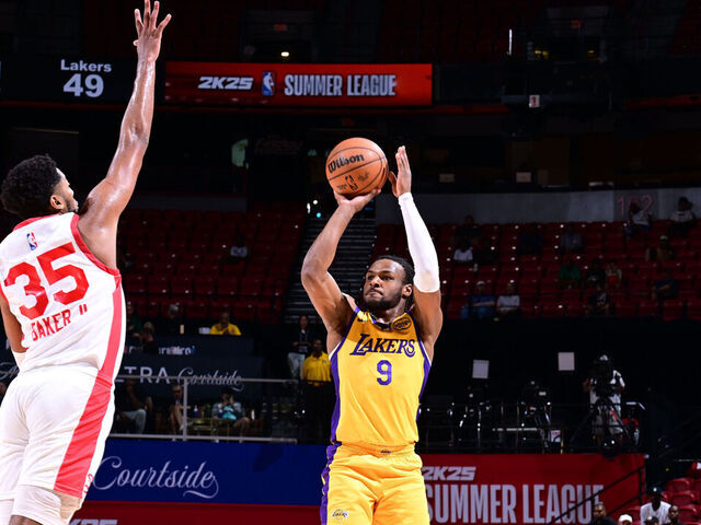 Bronny James Shines with Career-High 12 Points in Summer League Performance - Seasports