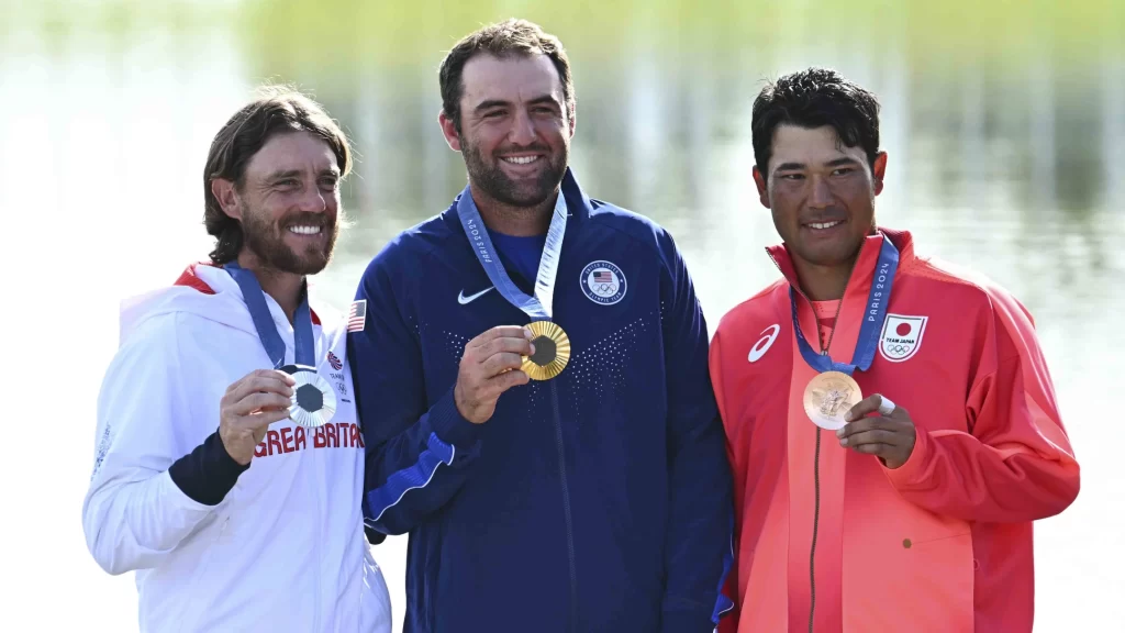 Scheffler Wins Olympic Golf Gold, Ties Course Record