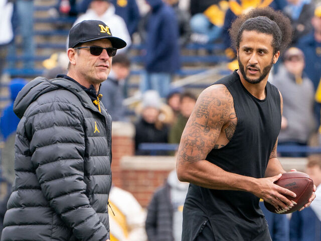 Harbaugh Interested in Adding Kaepernick to Chargers' Coaching Staff