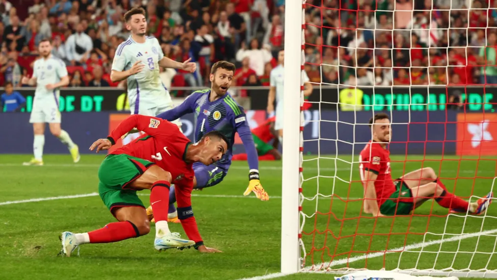 Ronaldo's 901st Goal Lifts Portugal Over Scotland in Nations League Clash - Seasports