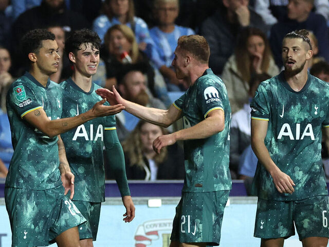 Tottenham Edge Coventry with Late Goals to Avoid League Cup Exit - Seasports