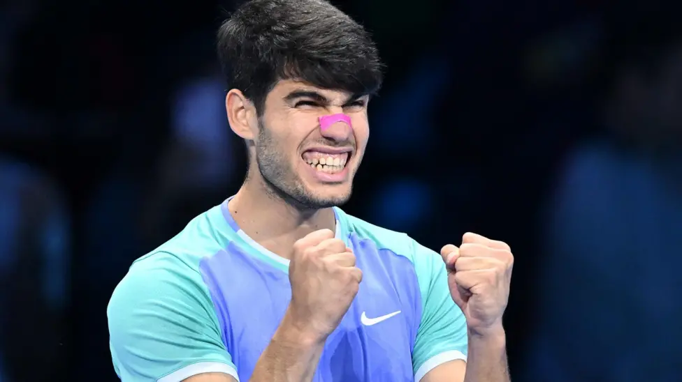 Alcaraz Triumphs Over Rublev, Zverev Dominates Ruud in ATP Finals - Seasports